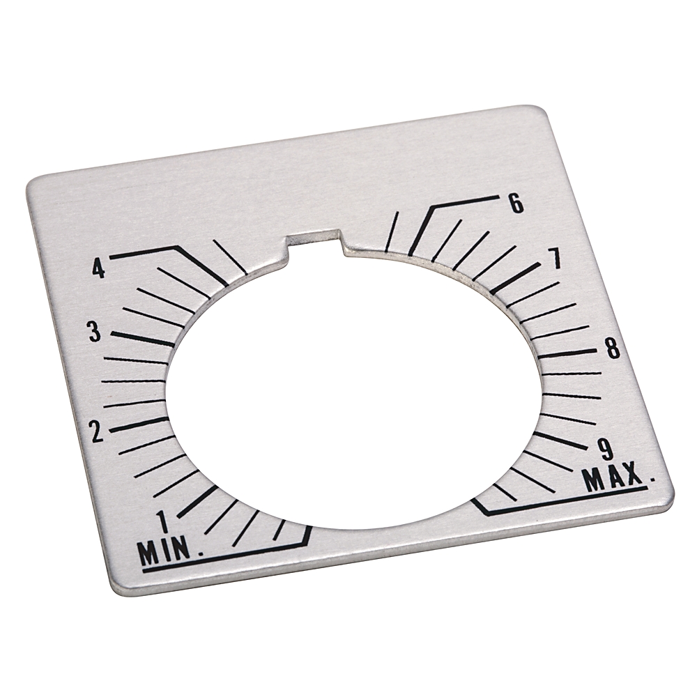 Product image for ABRA 800T-X609 NAMEPLATE PLATE POTENTIOMETER POTENTIOMETER