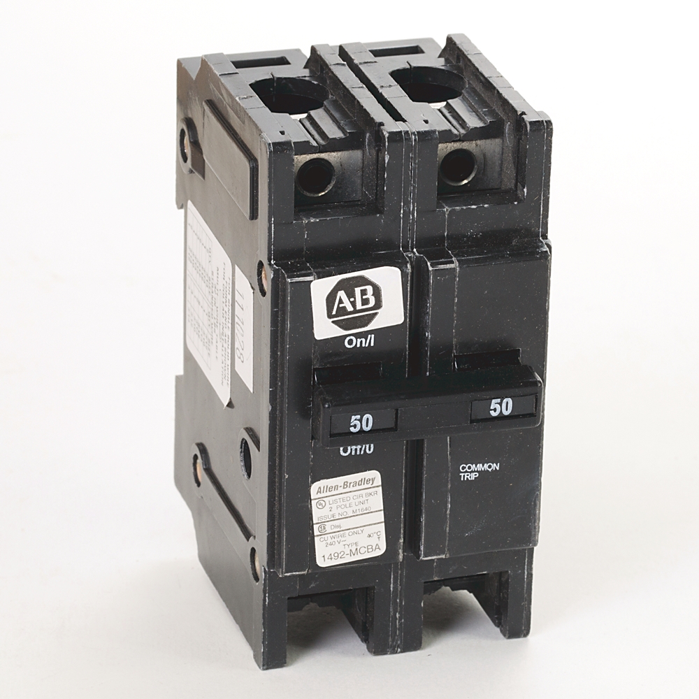 Product image for Breaker circuit 2-pole 50A 240V 1" wide