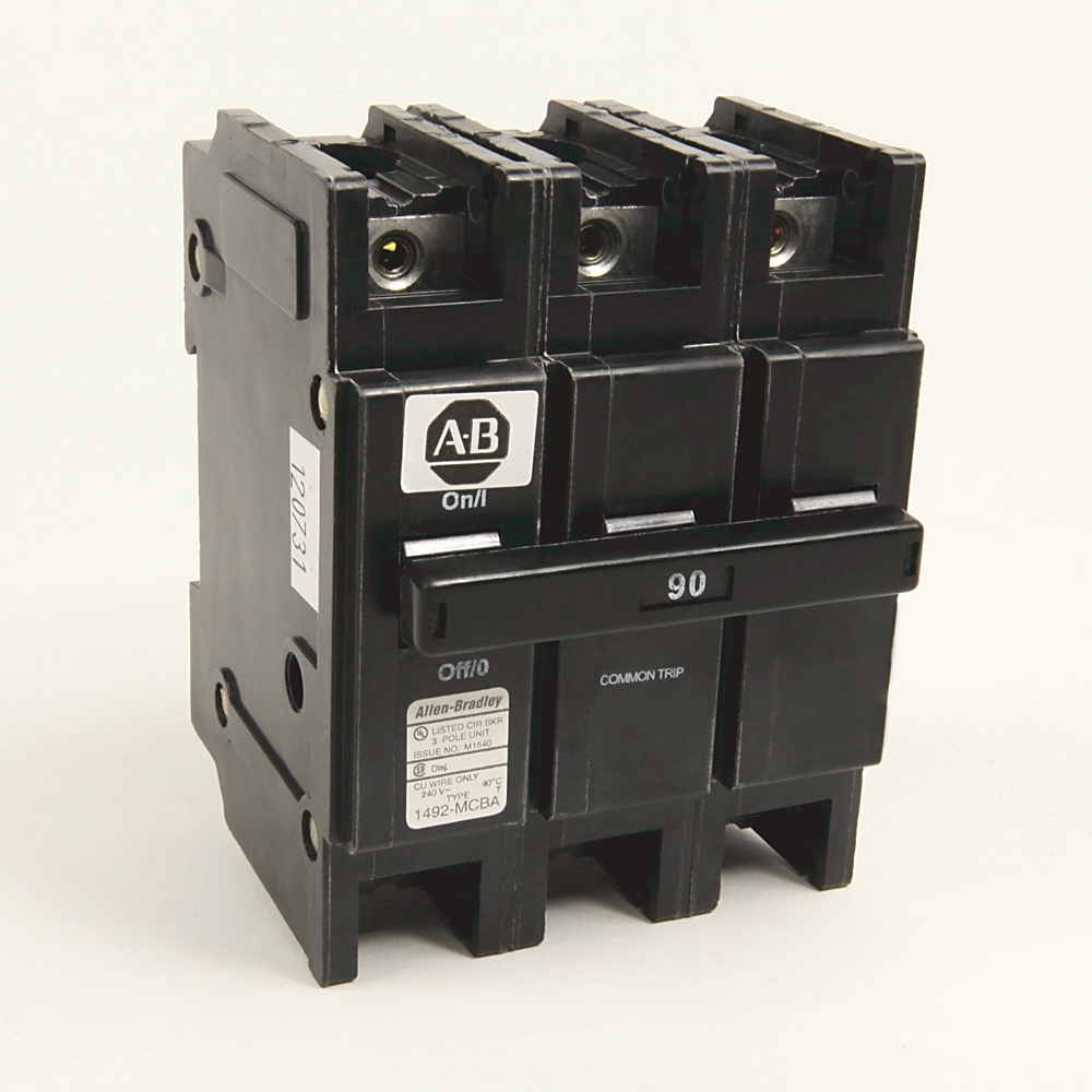 Product image for Breaker circuit 3-pole 90A 240V 1" wide