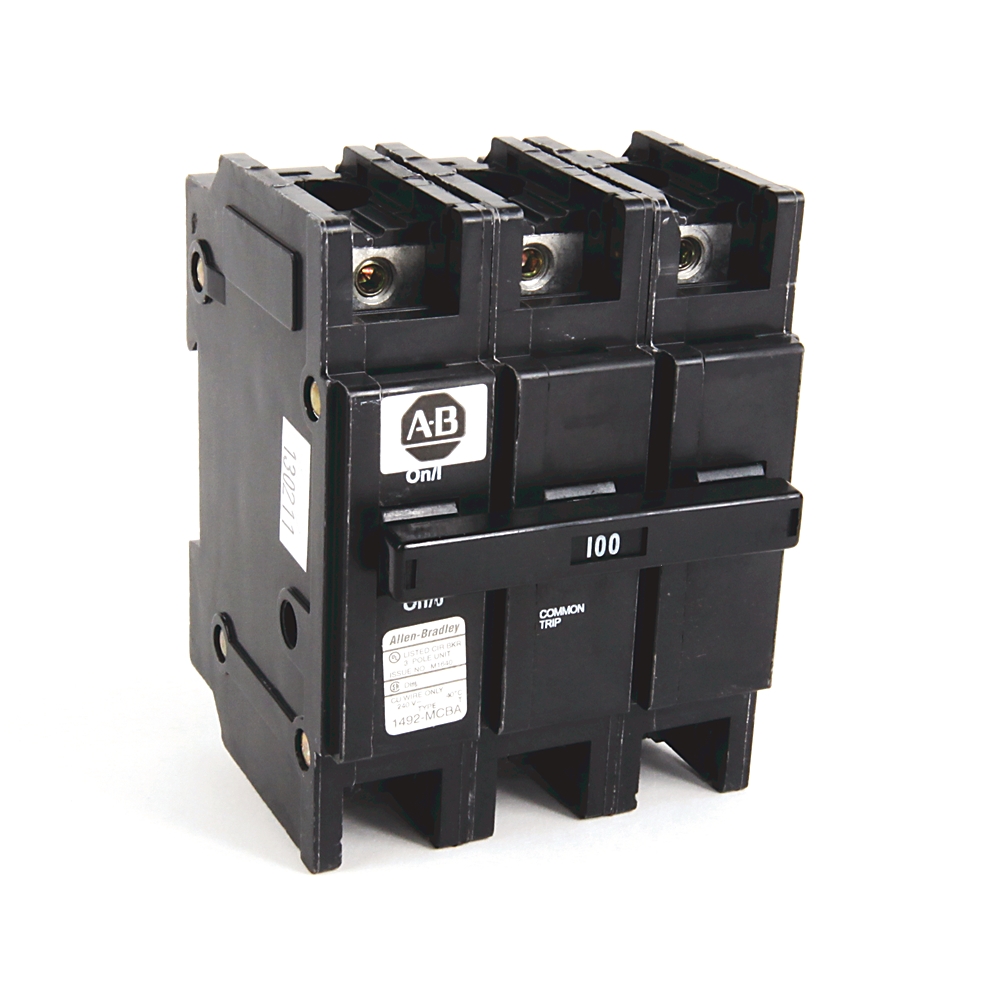 Product image for Breaker circuit 3-pole 100A 240V 1" wide