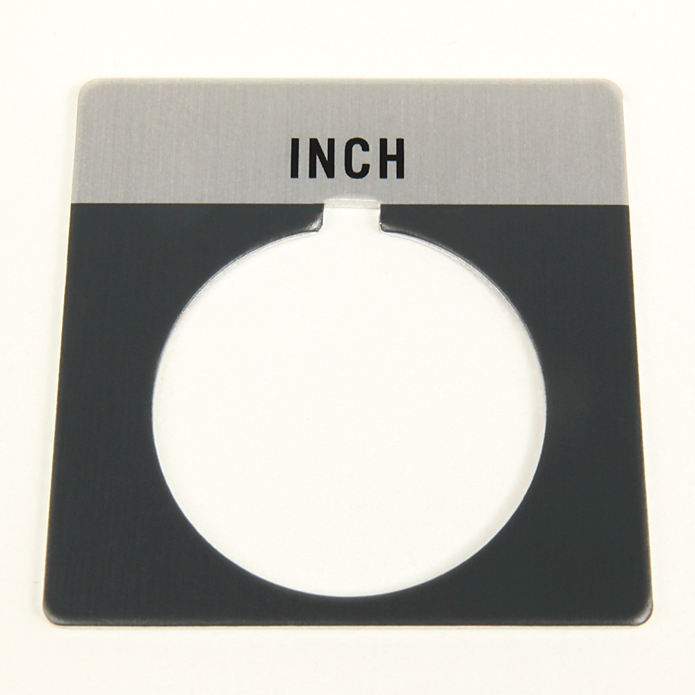 Product image for 30mm 800T INCH Legend Plate