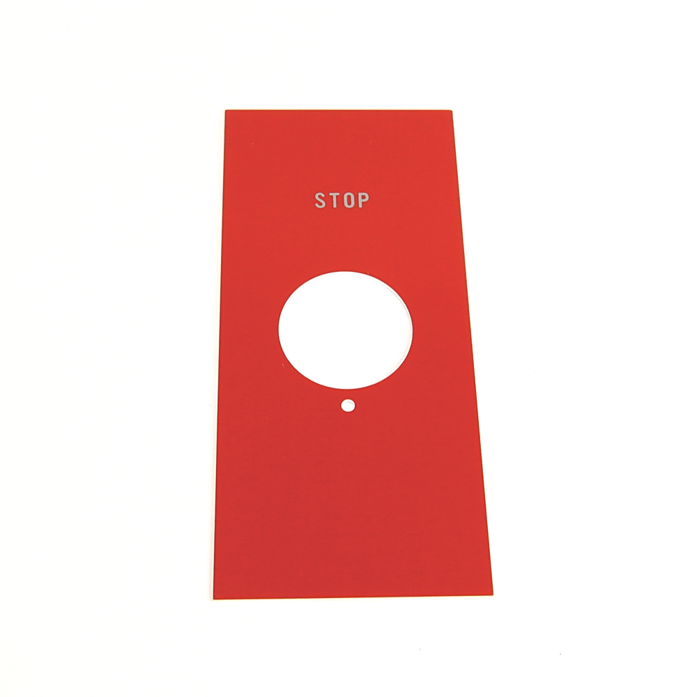 Product image for ABRA 800H-Y50J LEGEND PLATE STOP JUMBO LEGEND PLATE STOP