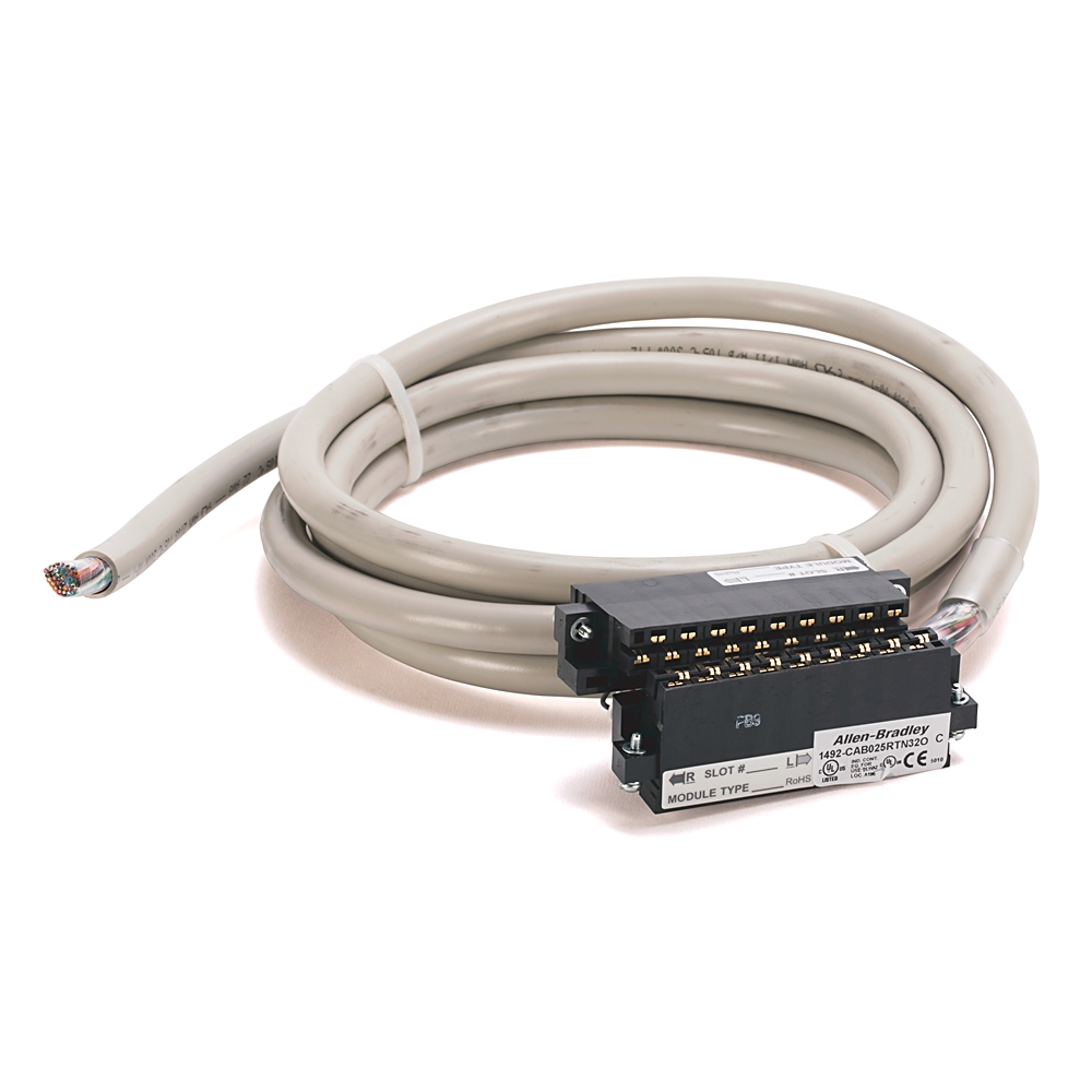 Product image for Cable I/O module-ready digital RTN32O-type 40-conductor 22AWG 2.5m