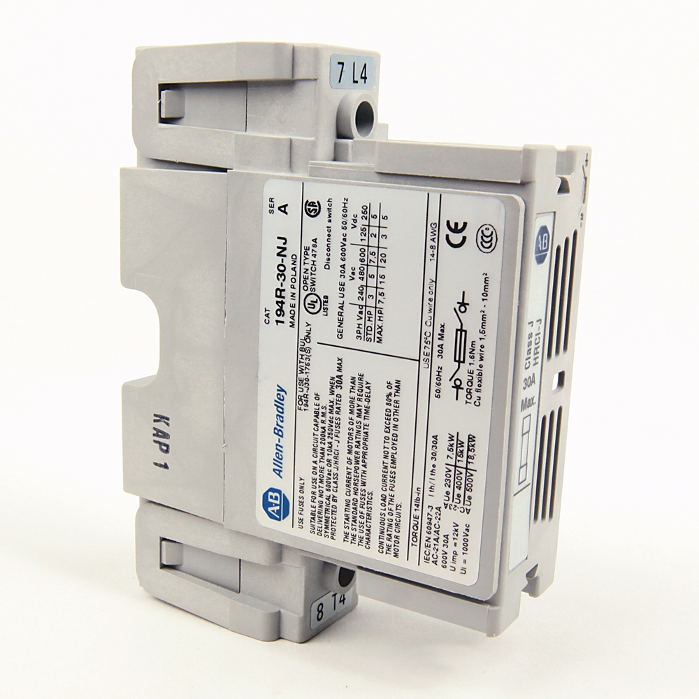 Product image for Module 4th pole 30A for fused switches