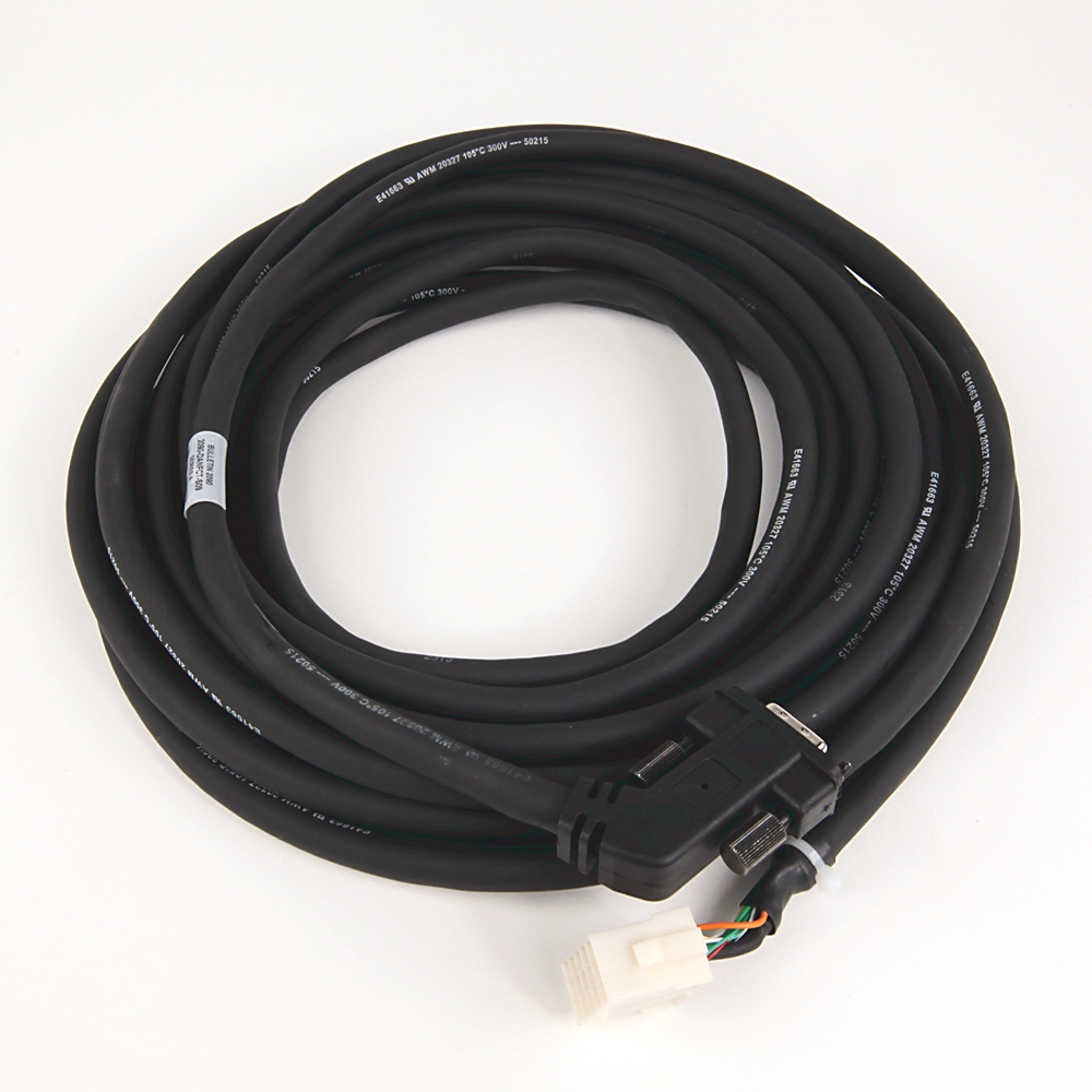 Product image for Cable feedback non-flex 28AWG TPE black 9m