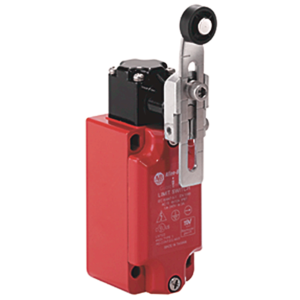 Product image for Switch limit metal 1NO3NC short lever actuator