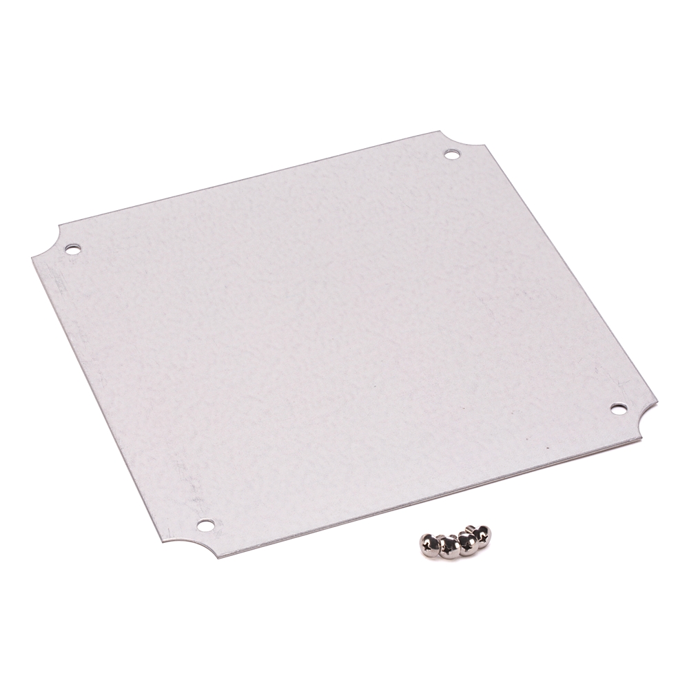 Product image for Plate mounting metal 9.88x9.88x0.06"