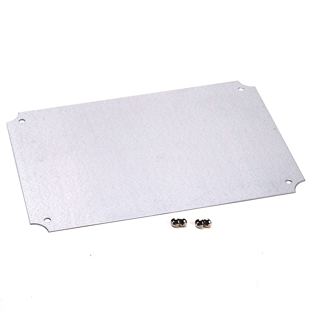 Product image for Plate mounting metal 13.82x9.88x0.06"