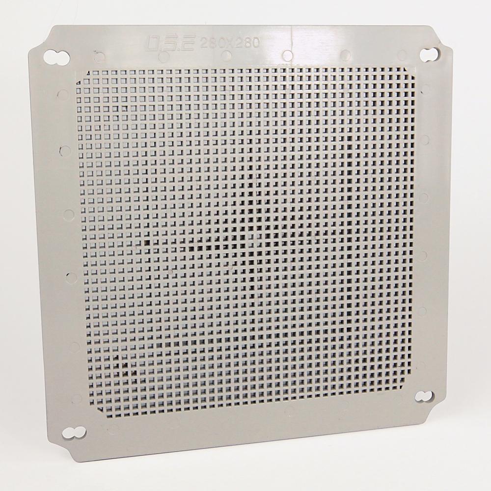 Product image for Plate mounting plastic 10.51x10.51x0.13"