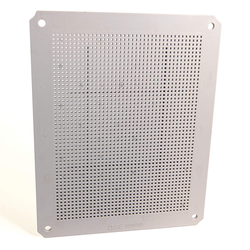 Product image for Plate mounting plastic 11.81x9.45x0.16"