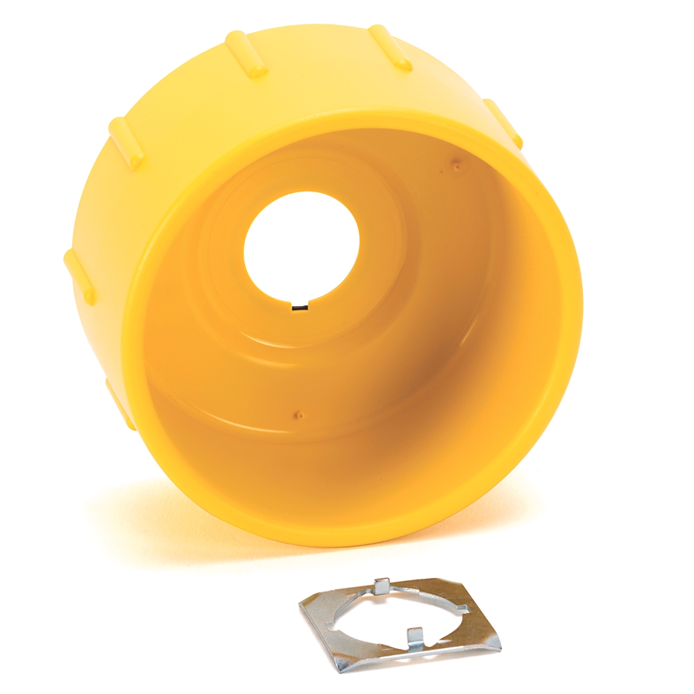 Product image for Plastic Guard, Yellow Round