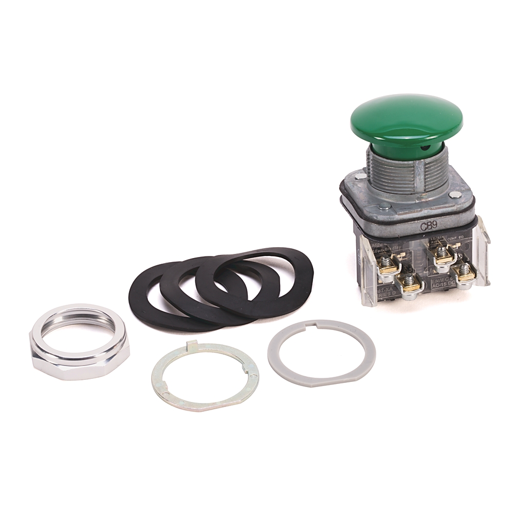 Product image for Operator Pushbutton non-Illuminated green