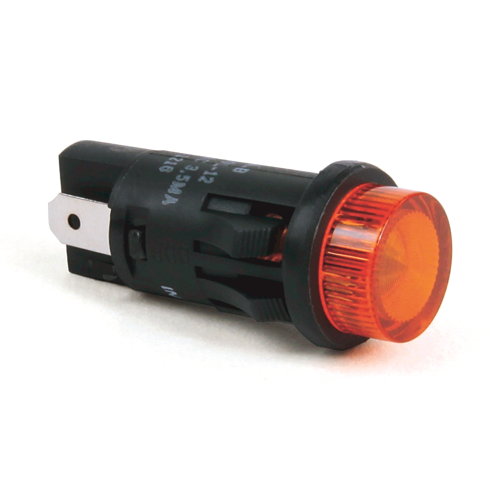 Product image for Light indicator terminals LED 120VAC amber 12mm