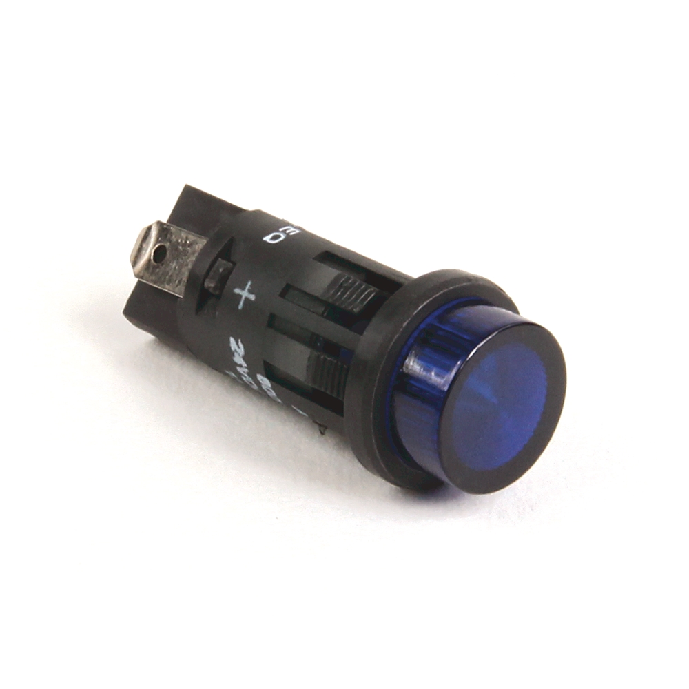 Product image for Indicator LED terminal 24VAC/DC blue 12mm