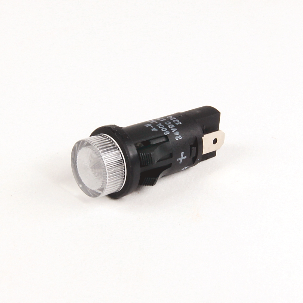 Product image for Light indicator terminals LED 24VAC clear 12mm