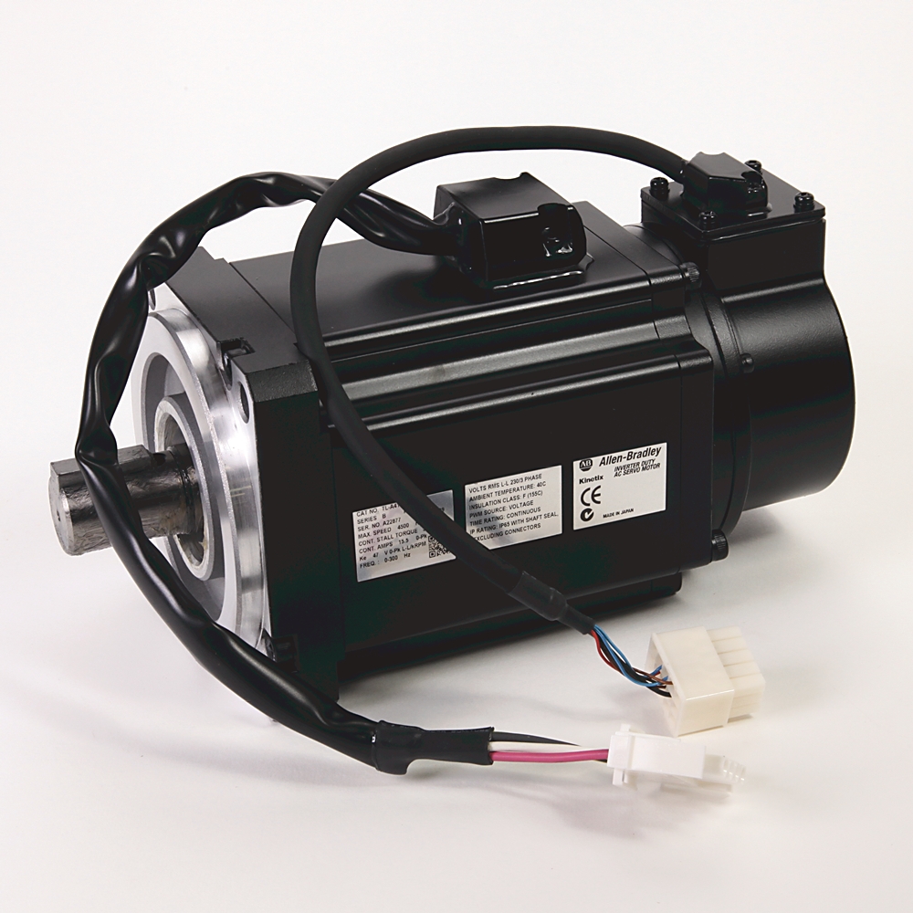 Product image for Motor servo low-inertia multi-turn no brake 230V 4500RPM 25.4mm stack 115mm