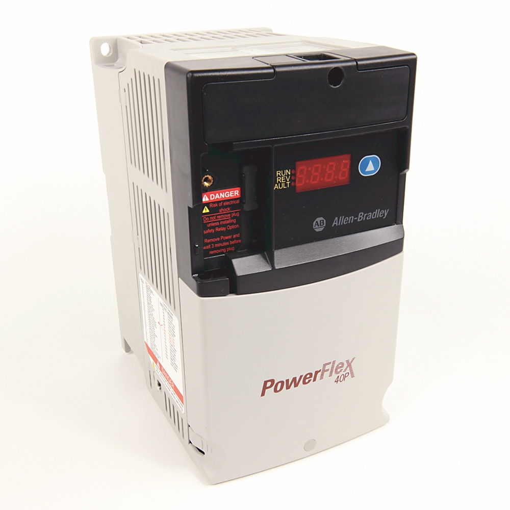 Product image for ABRA 22D-E4P2N104 DRIVE VFD 600V 4.2A CONT 3PH 3.0HP NEMA TYPE OPEN 24VI/O LED DISPLAY/FAULT RESET ONLY