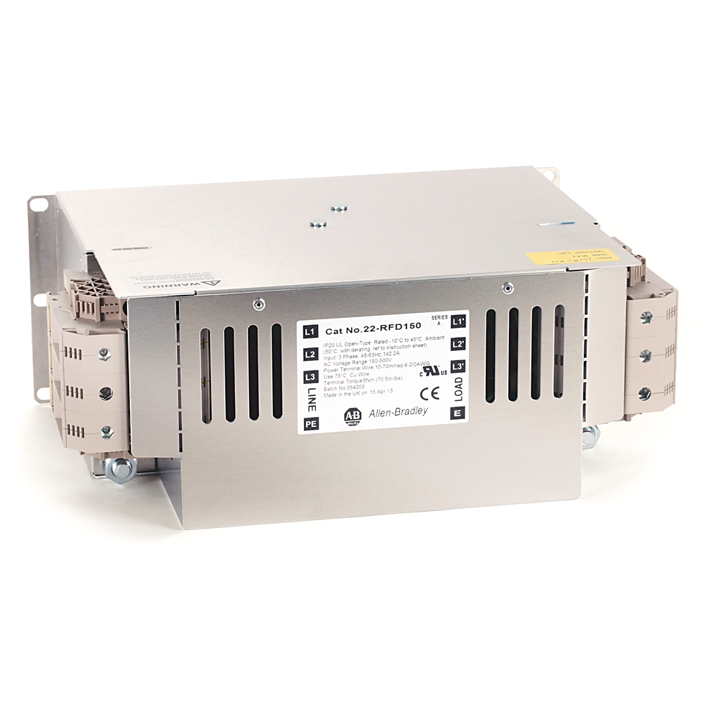 Product image for Filter line 3-phase 30HP 150A 200-240V