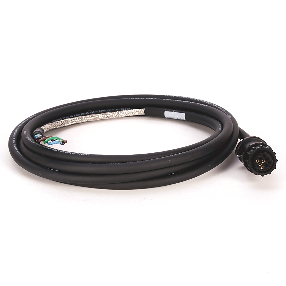 Product image for Power Cable non-flex black 600v 3m