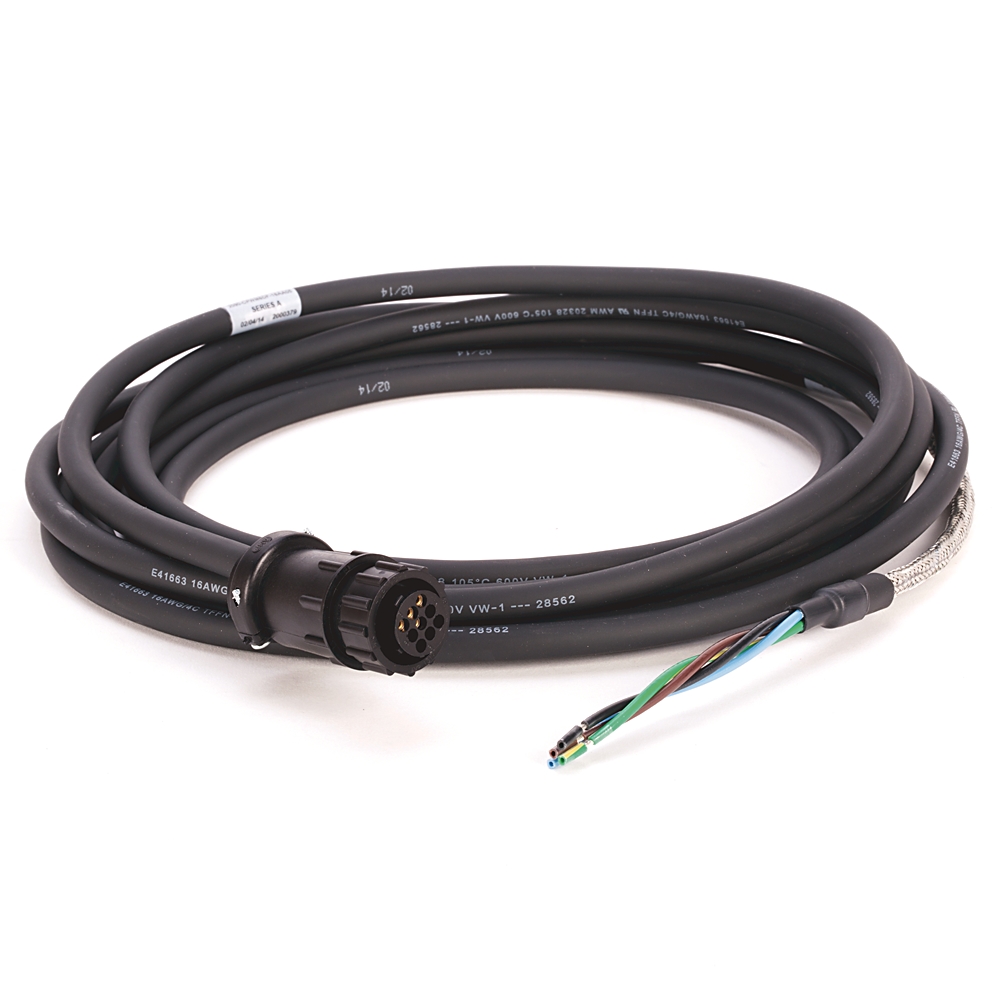 Product image for Power Cable non-flex black 600v 5m