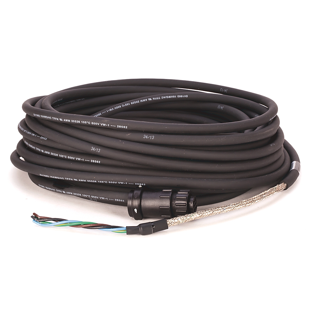 Product image for Cable power non-flex 16AWG TPE M6 black 15m
