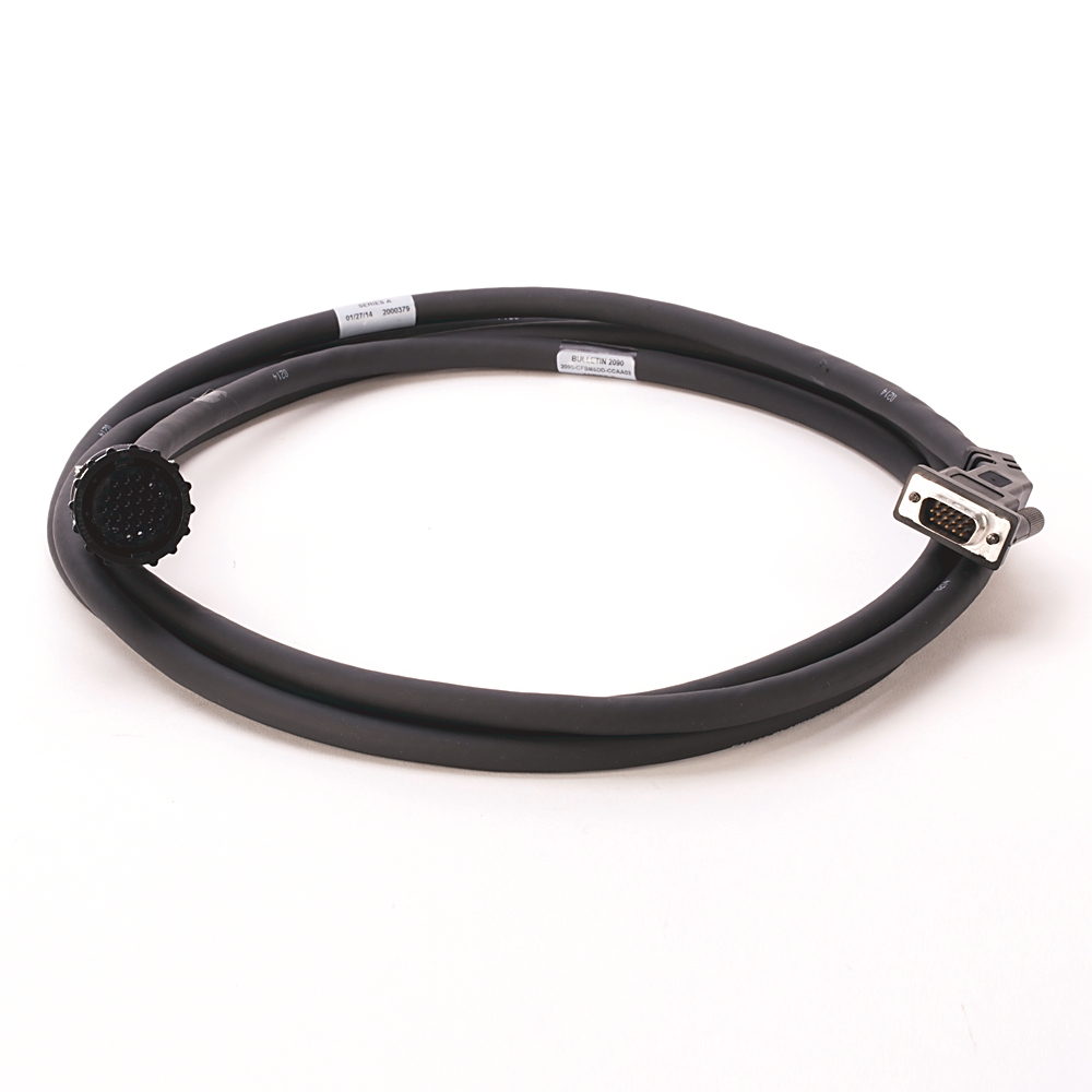 Product image for Cable feedback non-flex 28AWG TPE M6 black 3m