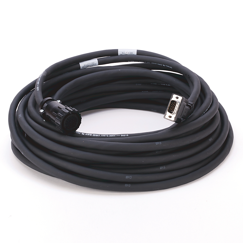 Product image for Cable feedback non-flex D-sub 28AWG TPE M6 black 15m