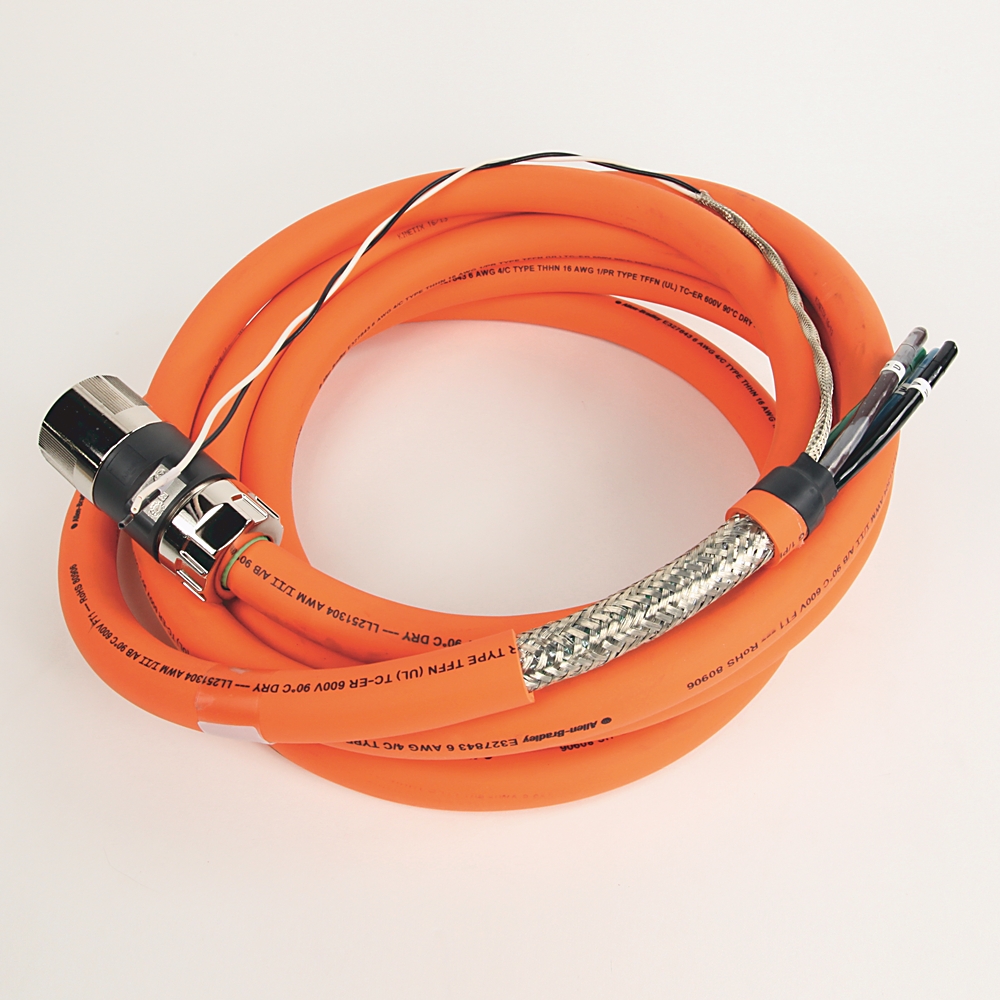 Product image for Cable power/brake non-flex 6AWG TPE M7 orange 5m