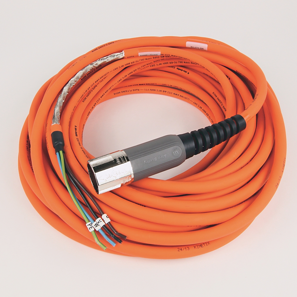 Product image for Cable motor/actuator continuous-flex TPE orange 15m