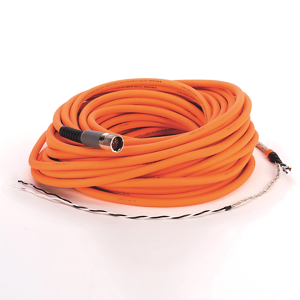 Product image for Cable power/brake continuous flex 14AWG TPE M7 orange 30m
