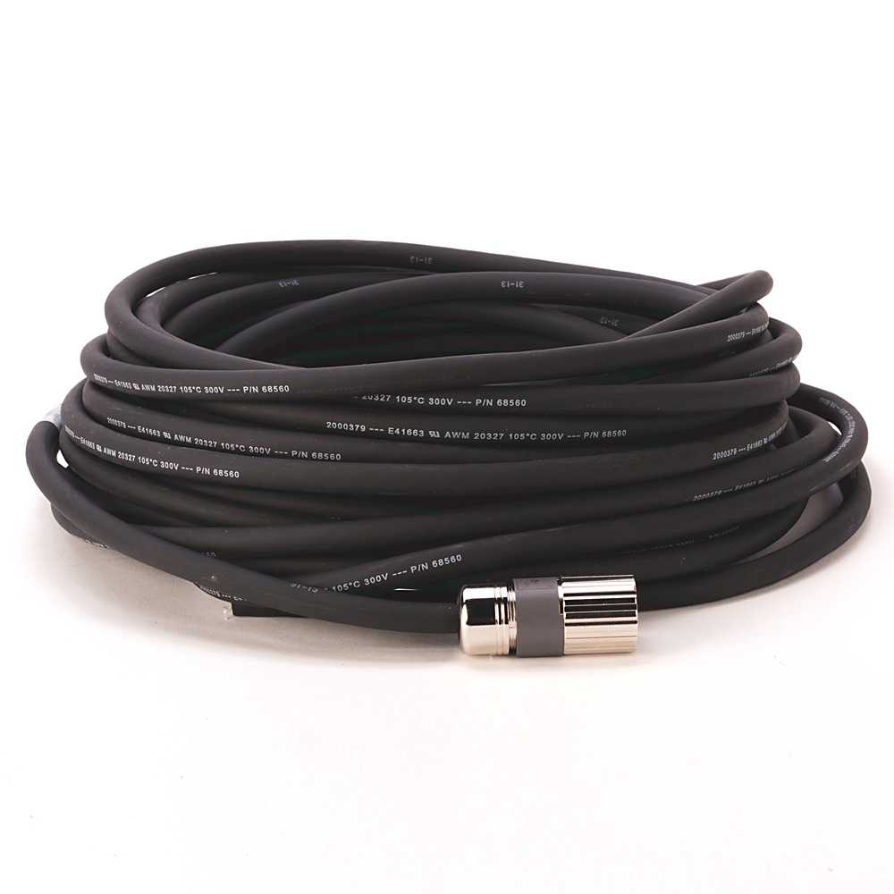 Product image for Cable feedback non-flex 22AWG TPE M4 black 5m