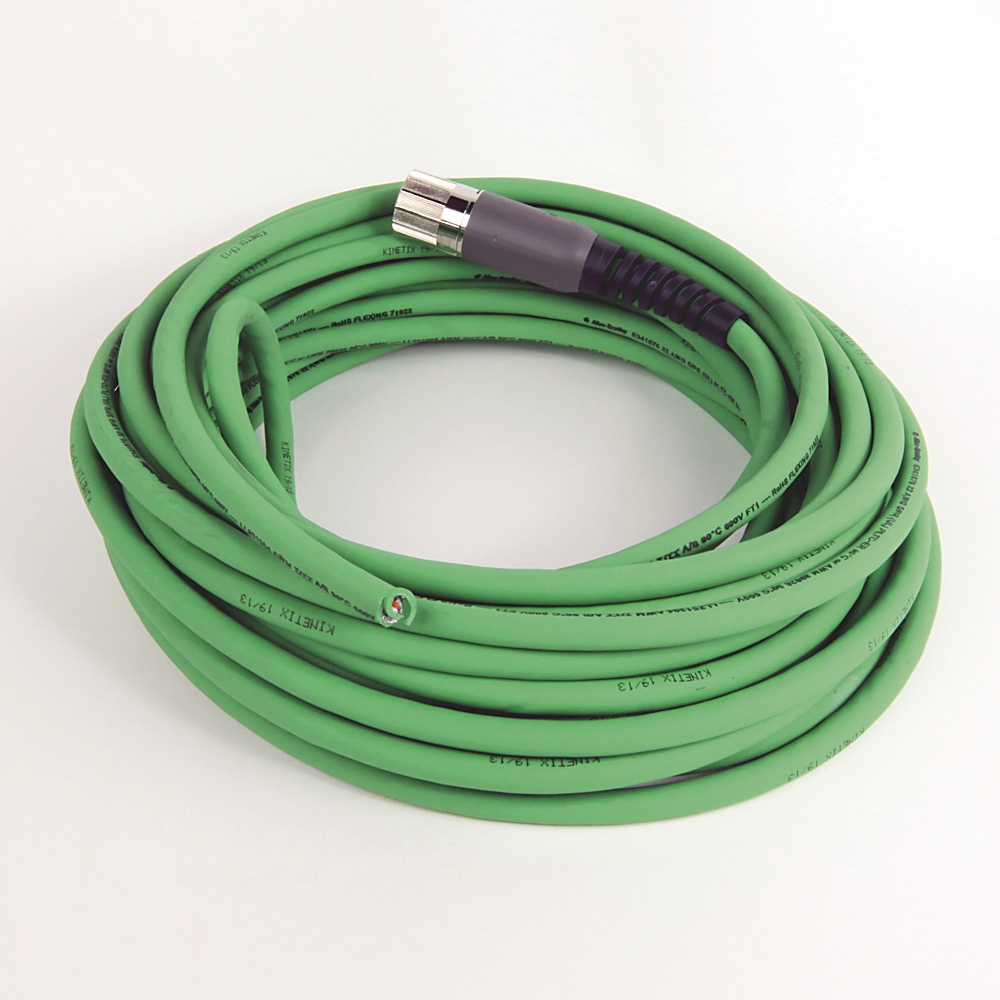 Product image for Cable motor/actuator continuous-flex TPE green 15m