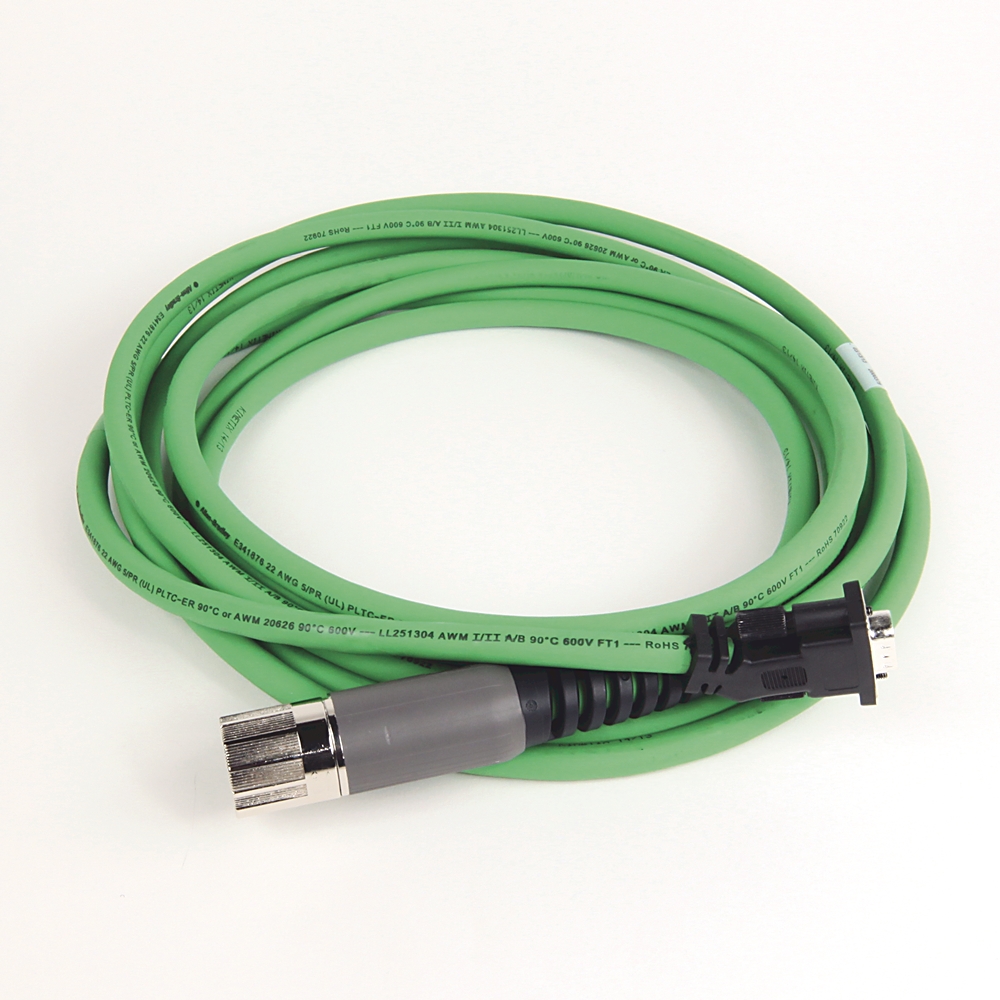 Product image for Cable feedback non-flex 22AWG TPE M7 green 5m