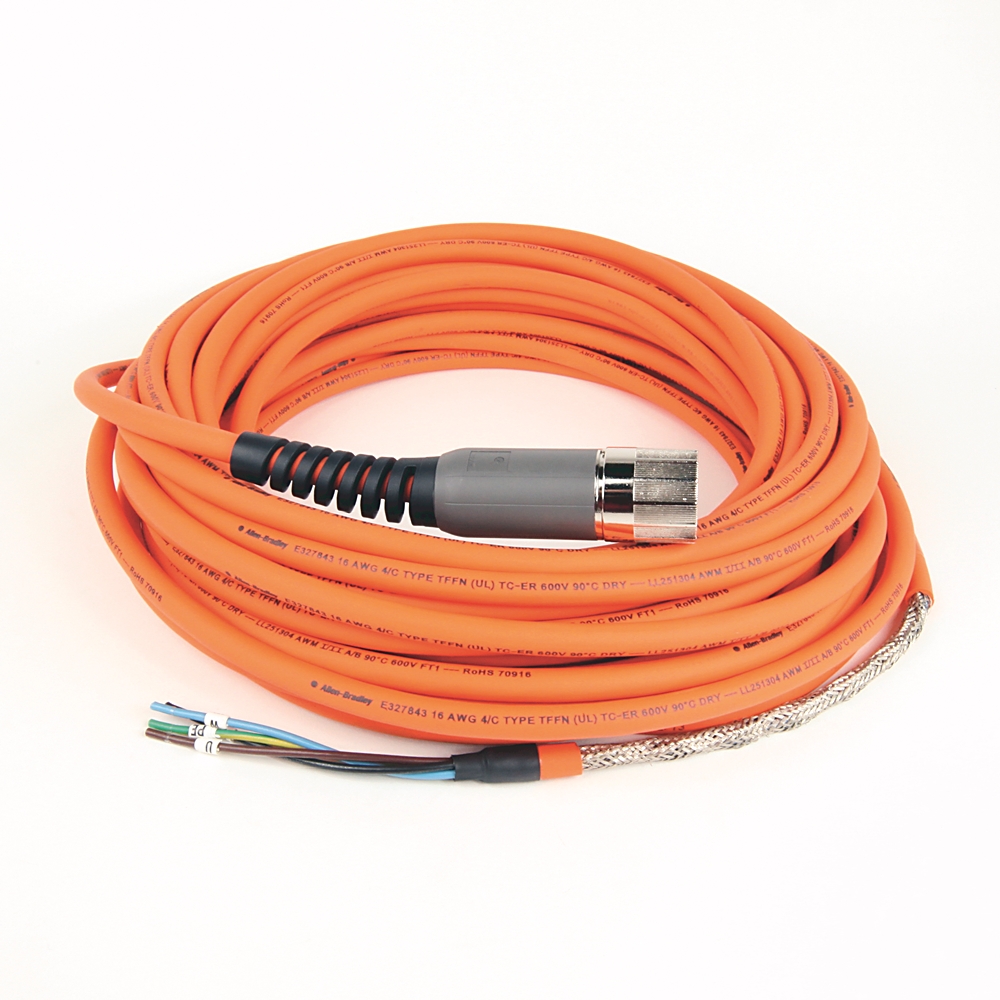 Product image for Cable motor/actuator standard non-flex TPE orange 15m