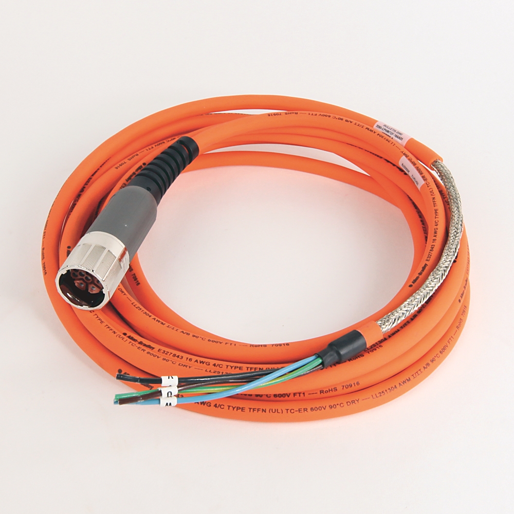 Product image for Power Cable non-flex orange 600v 5m
