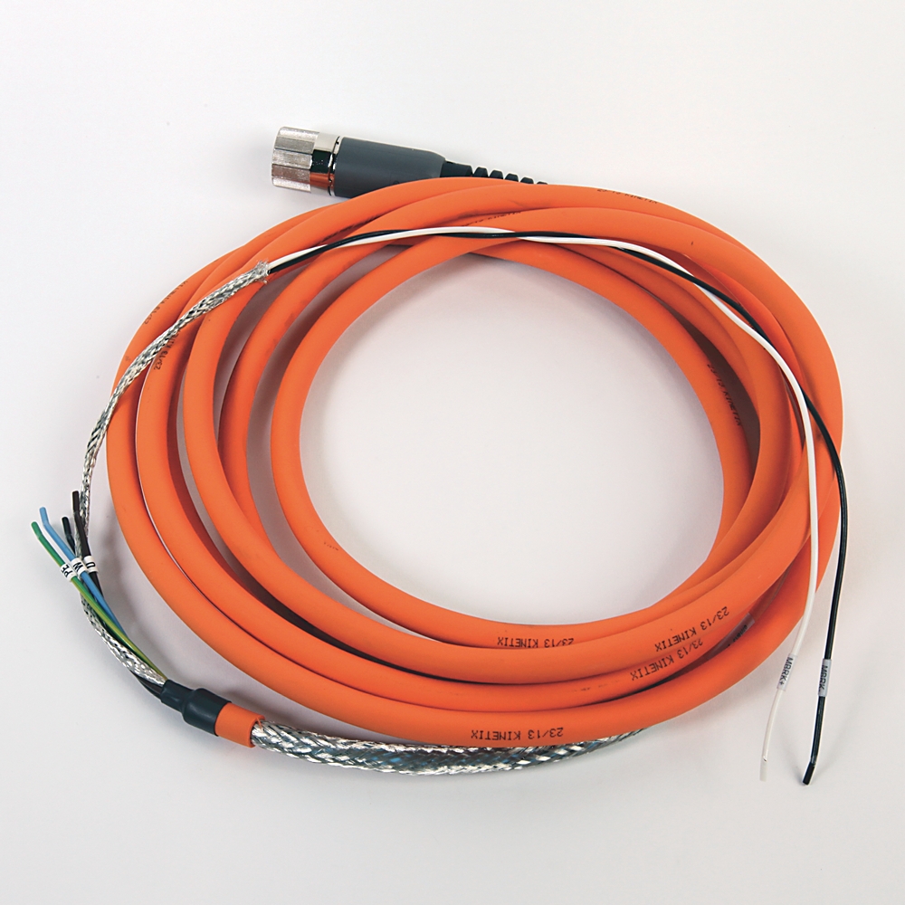 Product image for Cable motor/actuator standard non-flex TPE orange 5m