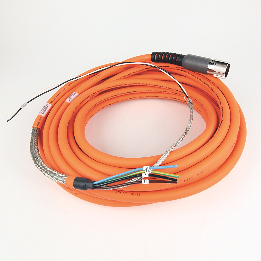 Product image for Cable power non-flex 14AWG TPE M7 orange 15m