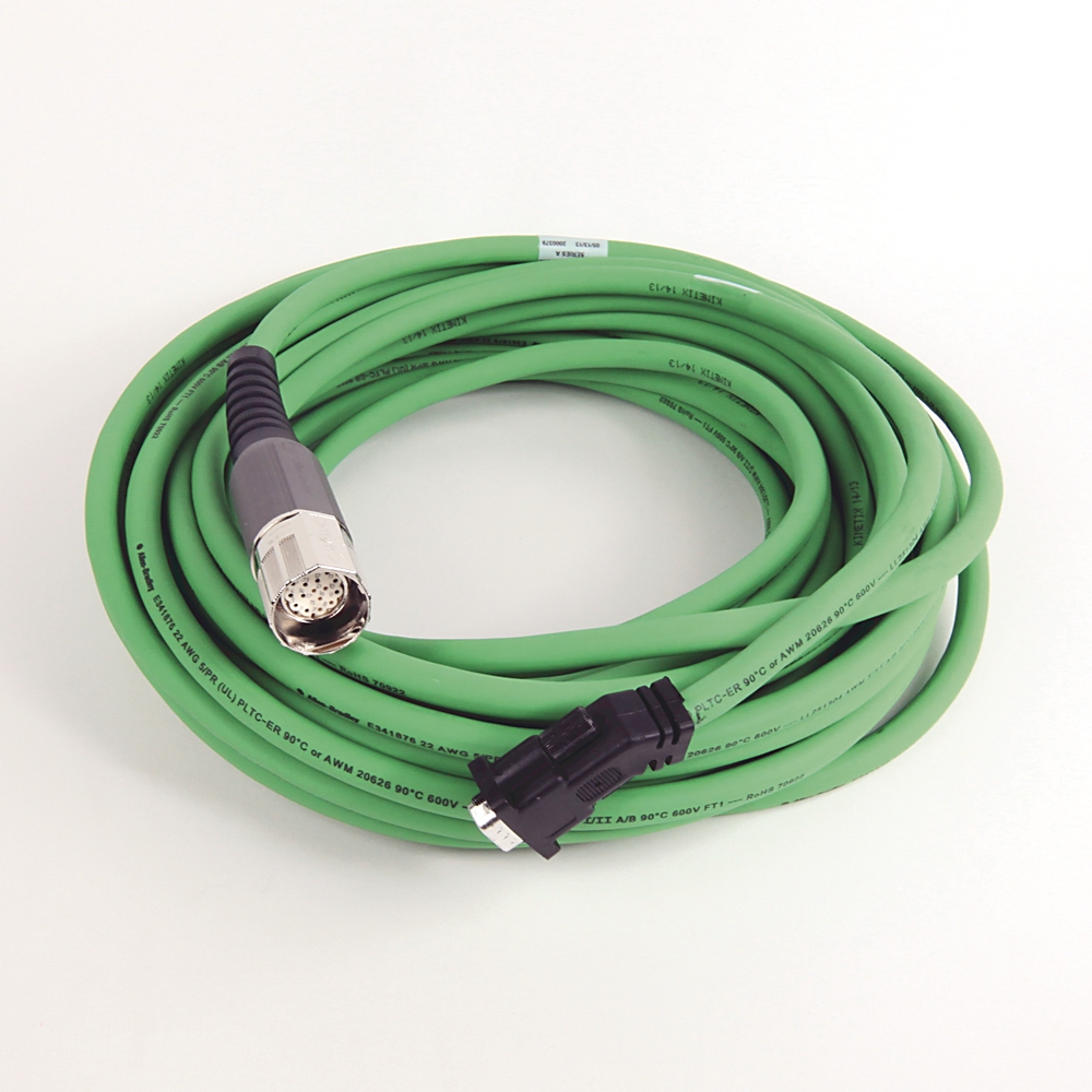 Product image for ABRA 2090-CFBM7DD-CEAA15 CABLE 15MT LENGTH DIN FEEDBACK