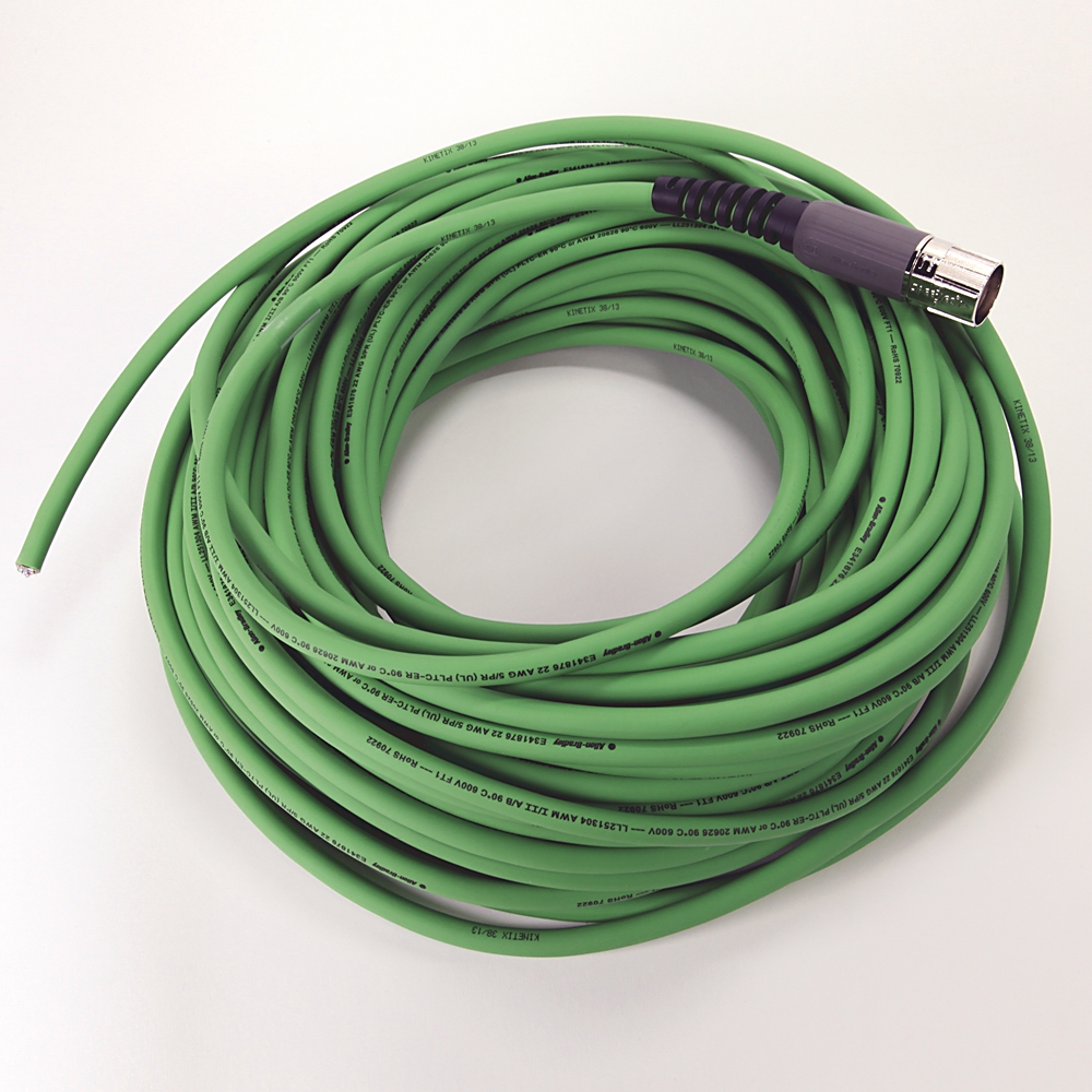 Product image for Cable motor/actuator standard non-flex TPE green 40m