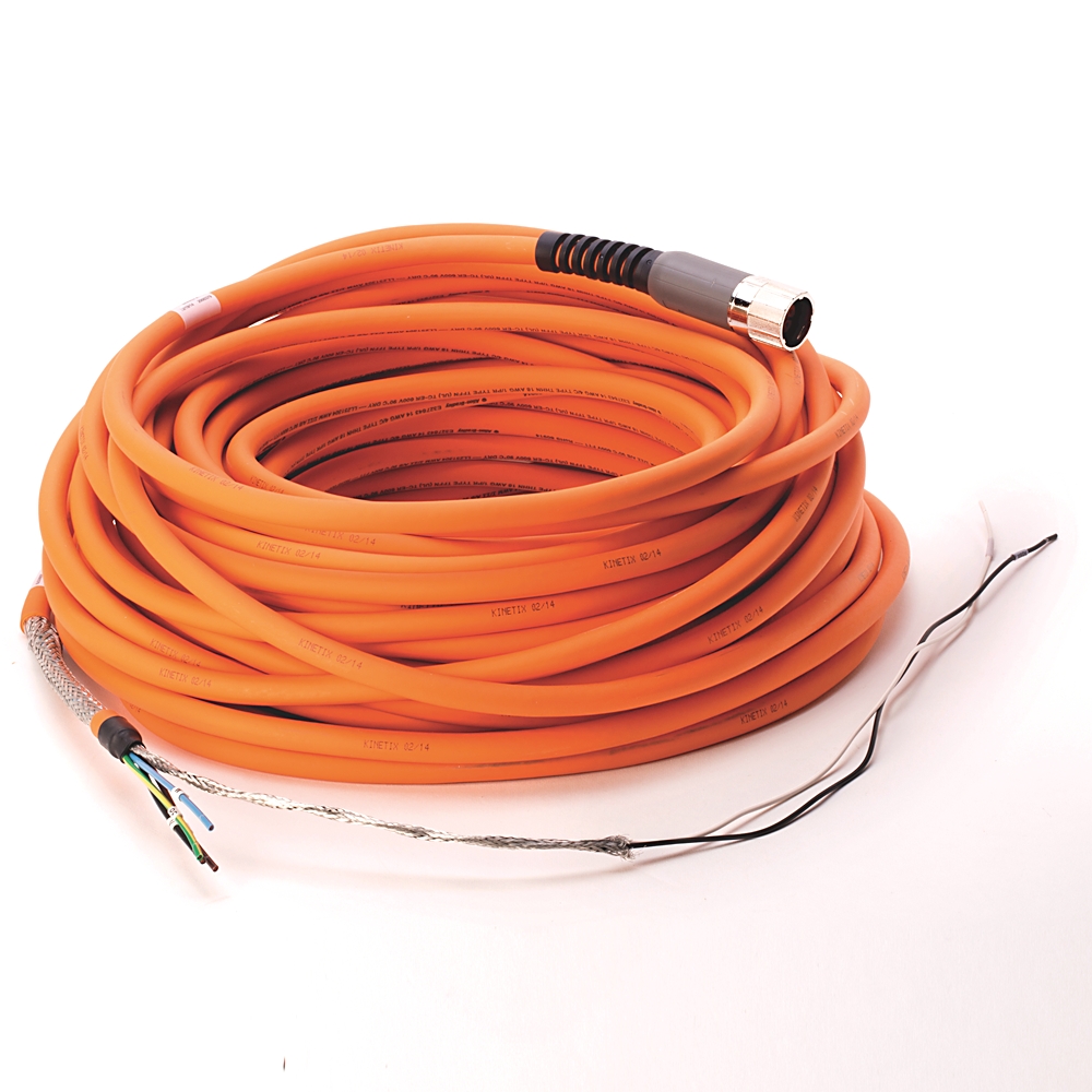 Product image for Cable power/brake non-flex 14AWG TPE M7 orange 30m