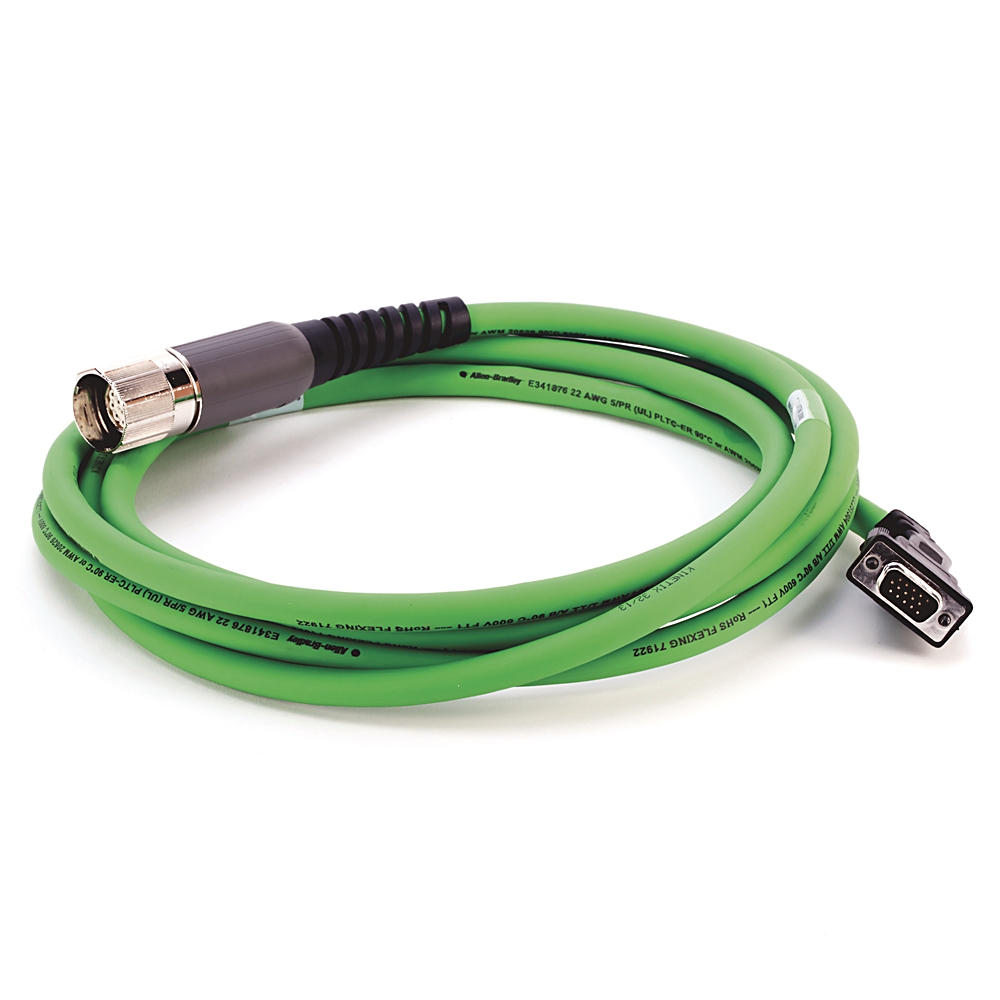 Product image for Cable feedback continuous flex D-sub 22AWG TPE M7 green 50m