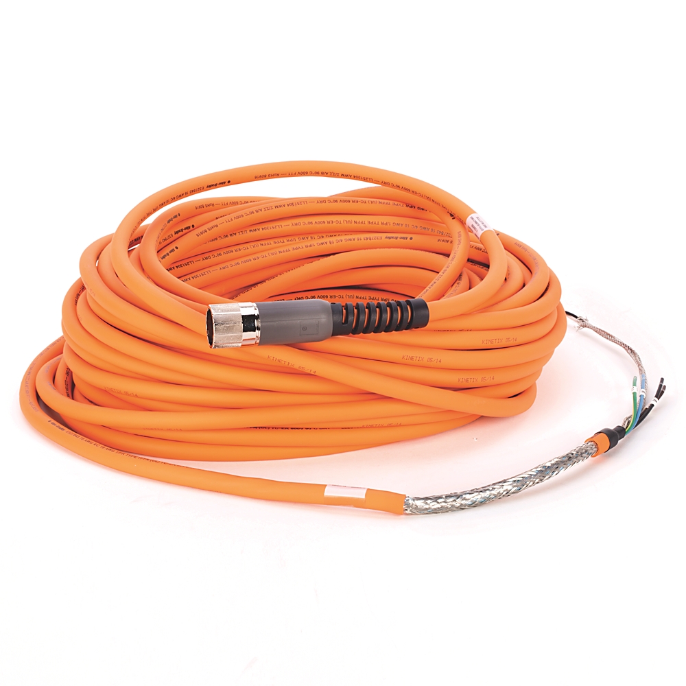 Product image for Cable power/brake non-flex 16AWG TPE M7 orange 25m