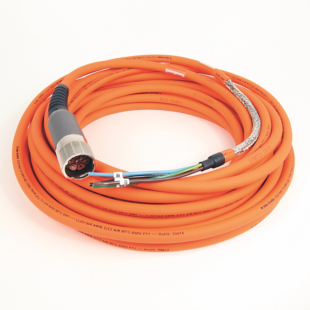 Product image for Cable power non-flex 14AWG TPE M7 orange 12m