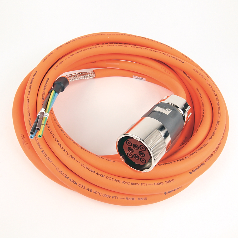 Product image for Cable power non-flex 10AWG TPE M7 orange 9m