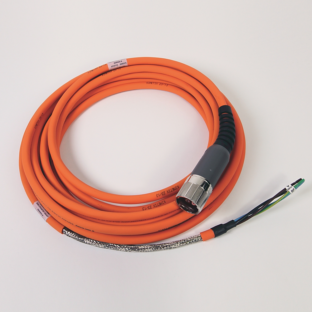 Product image for Cable motor/actuator standard non-flex TPE orange 7m