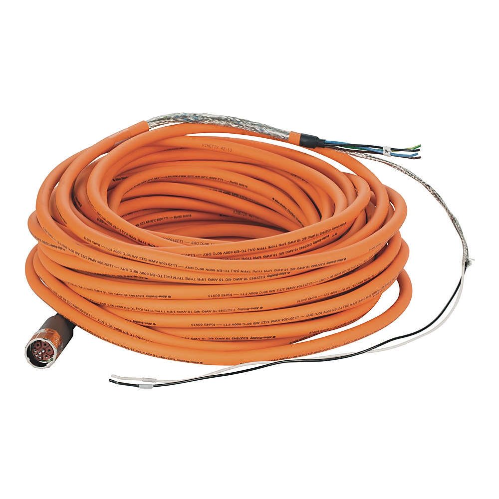 Product image for Cable motor/actuator standard non-flex TPE orange 30m