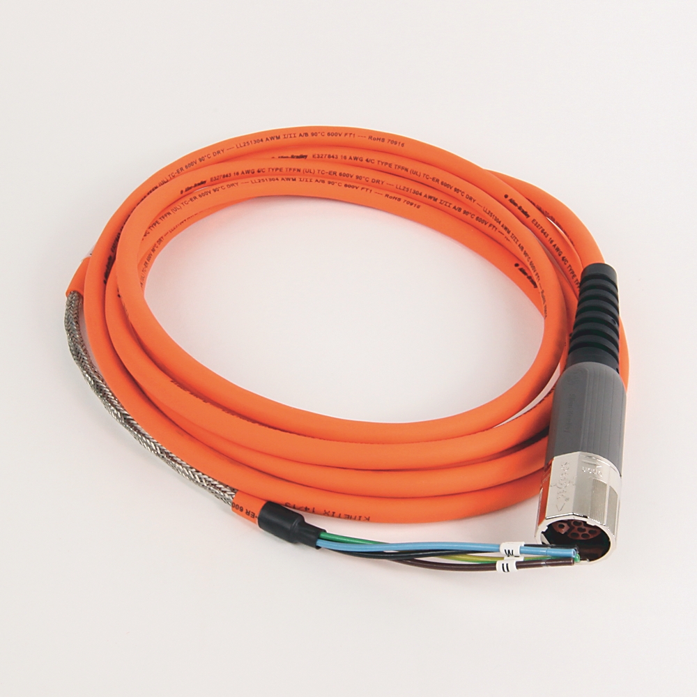 Product image for Cable power non-flex 16AWG TPE M7 orange 4m
