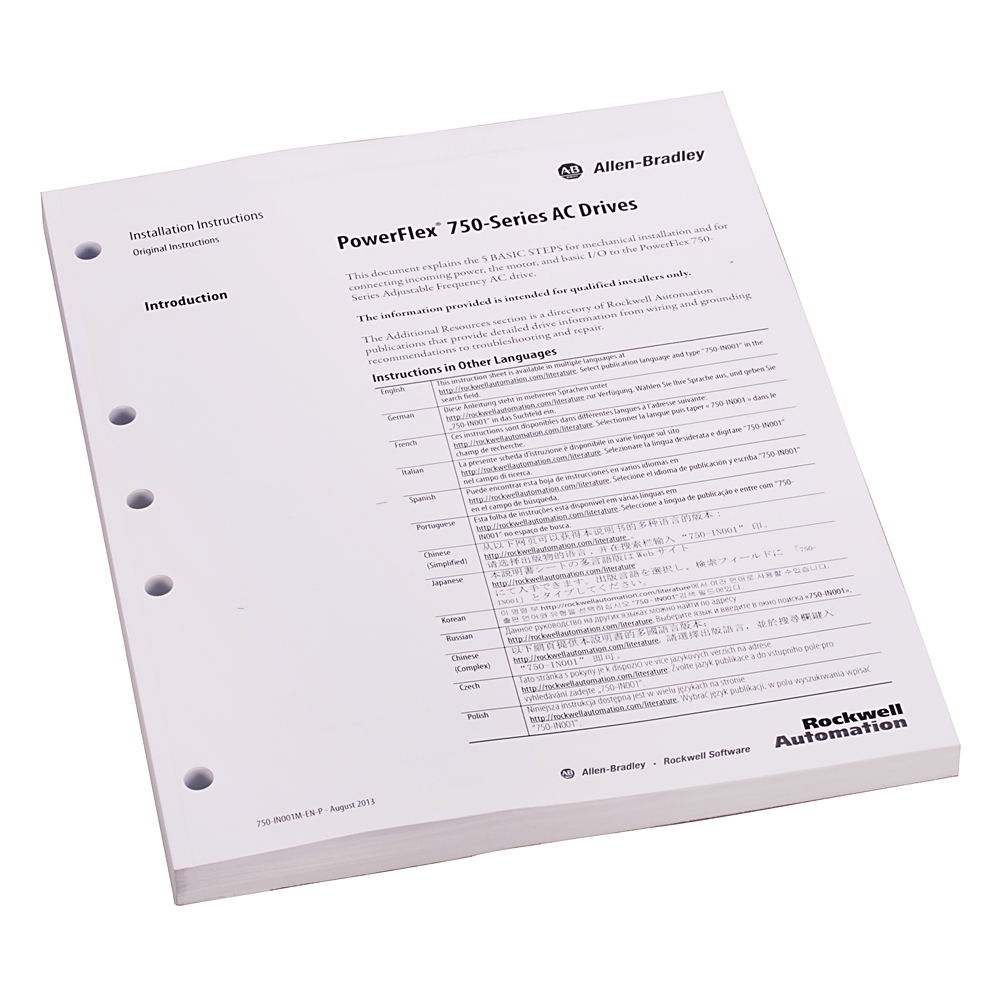 Product image for Instruction installation Spanish