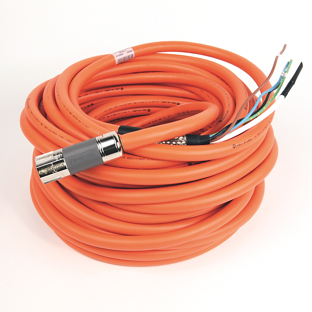 Product image for Cable single motor standard non-flex TPE orange 15m