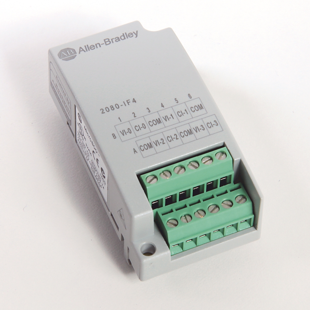 Product image for ABRA 2080-IF4 MICRO800 4 POINT ANALOG INPUT PLUG-IN